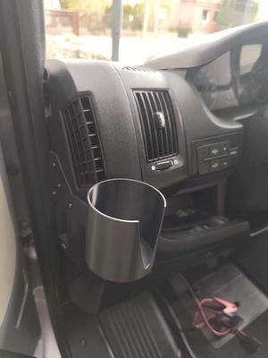 Przód kampera — Fiat Ducato, logo Europeo, tablice GWE 9556S