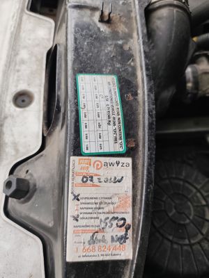 Komora silnika + tabliczki znamionowe (Rimor VIN, Fiat VIN)