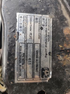 Komora silnika + tabliczki znamionowe (Rimor VIN, Fiat VIN)